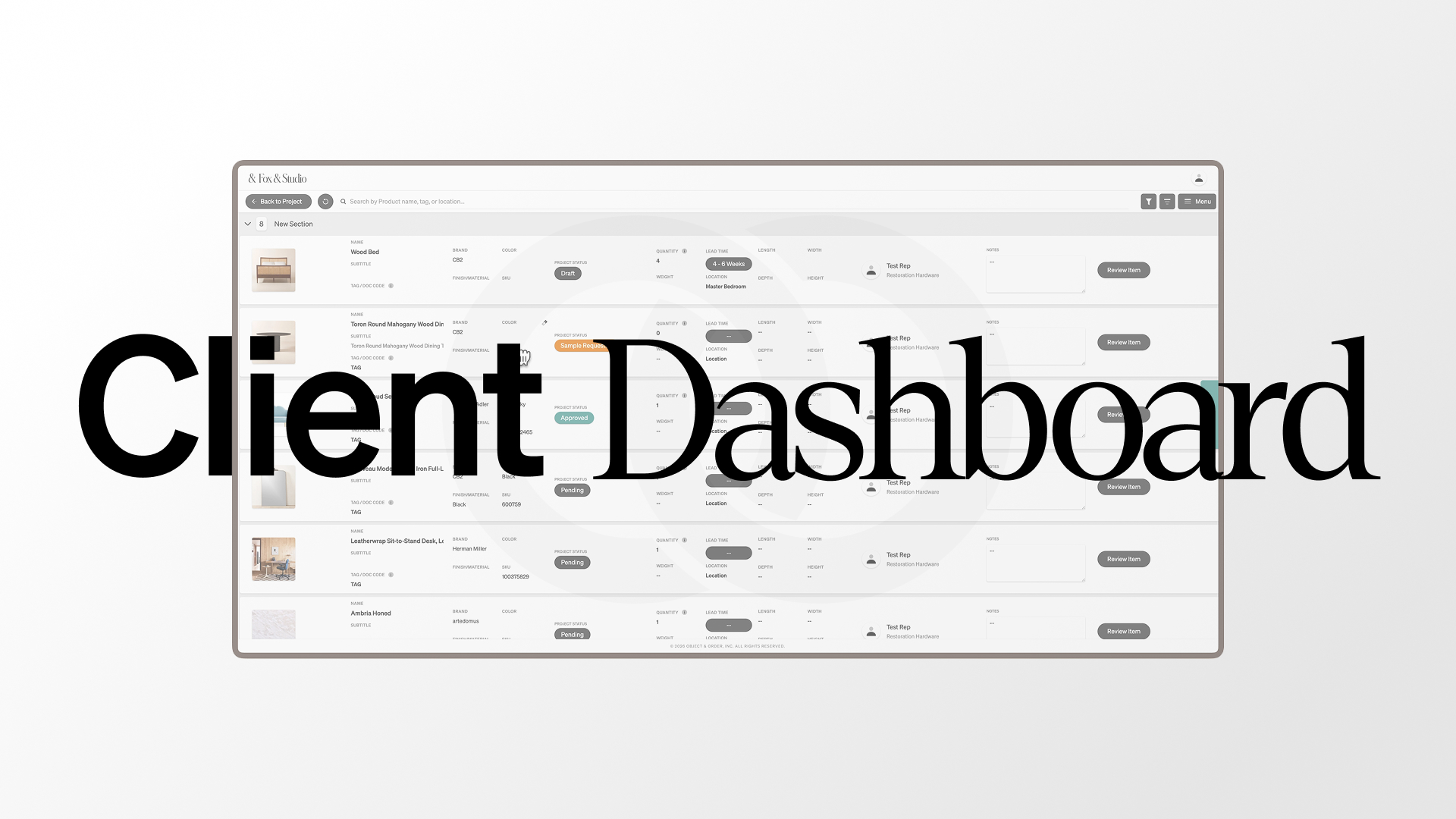 Client Dashboard