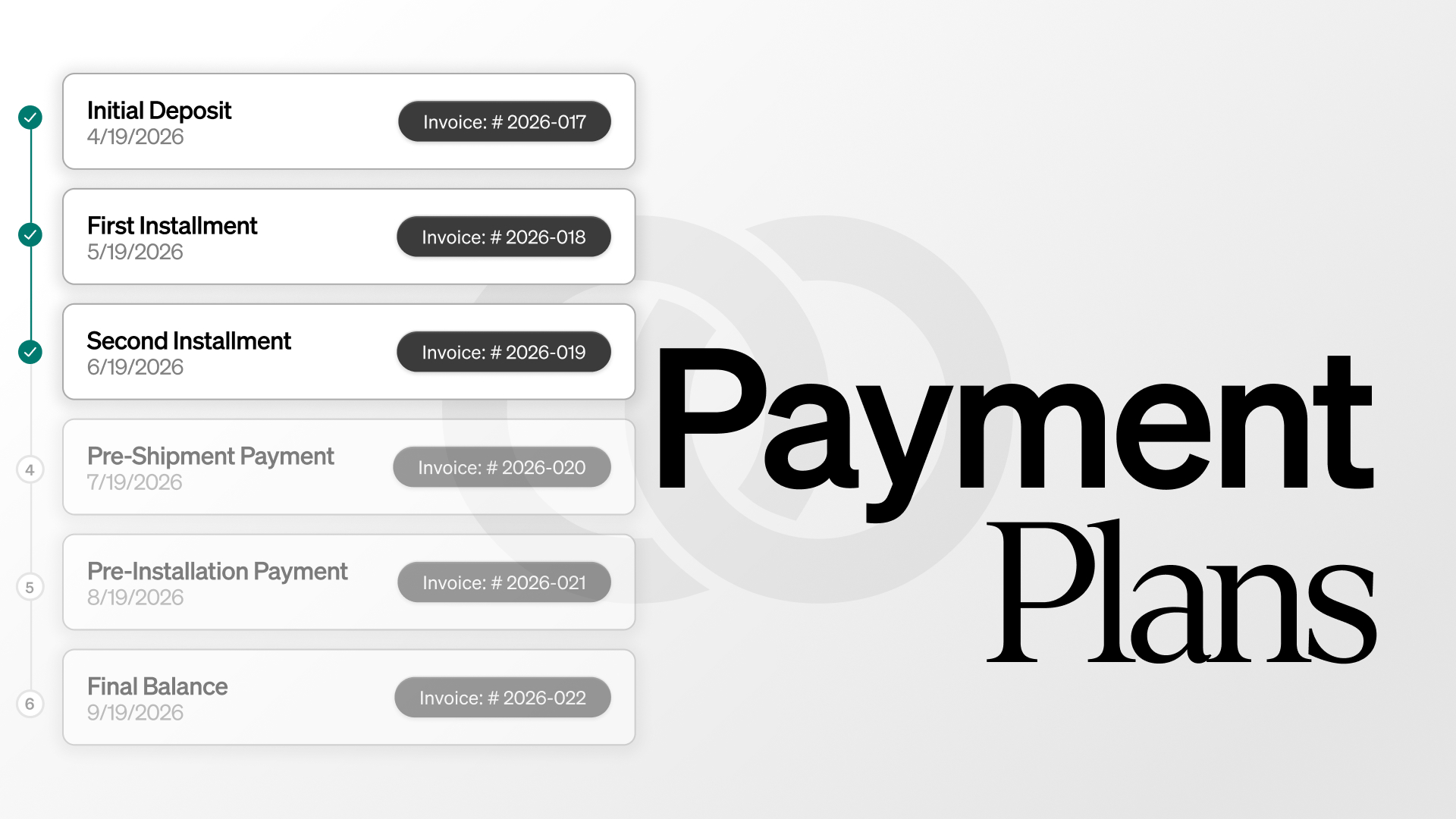 Payment Plans